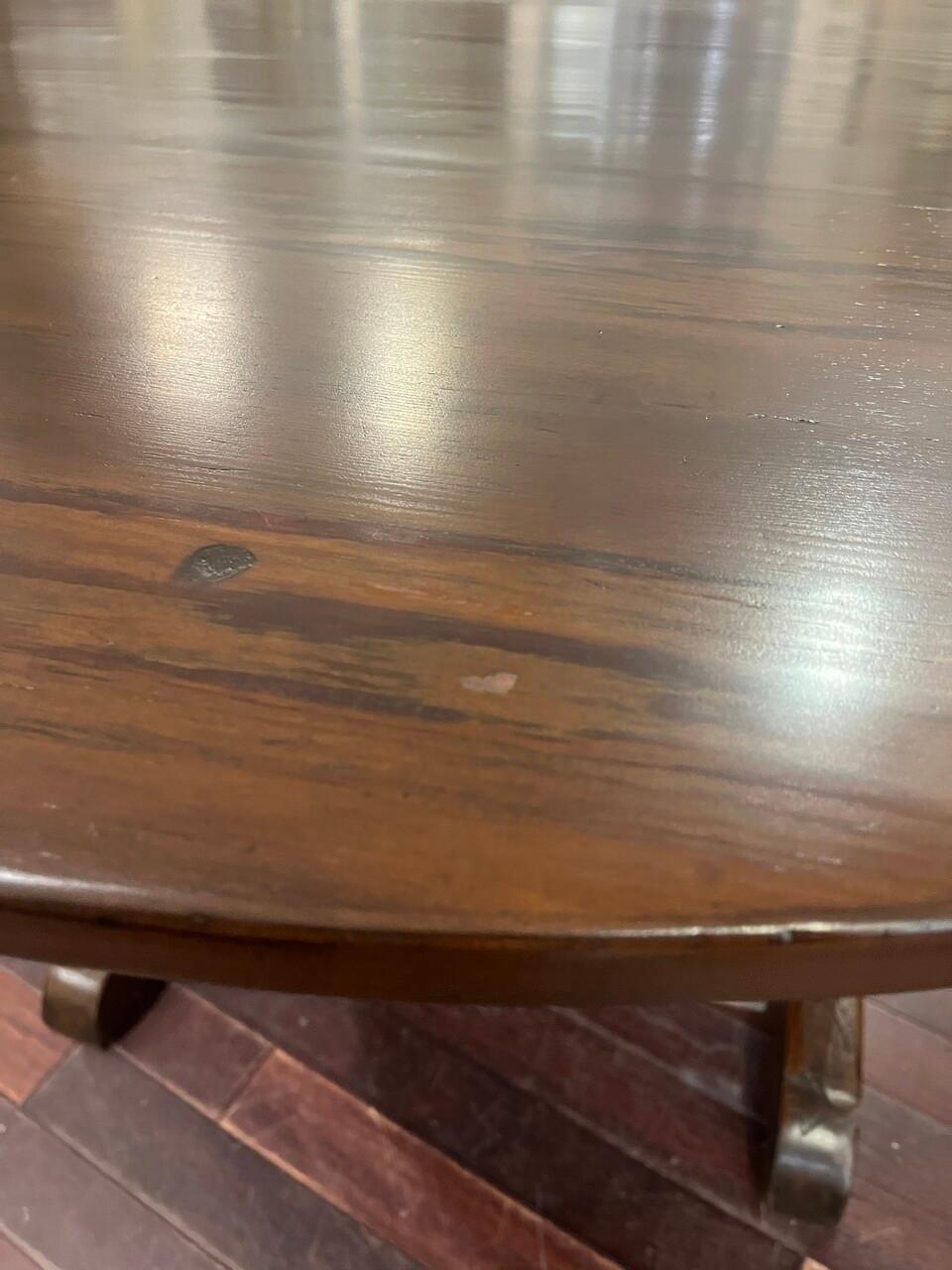 19th Century French Tilt Top Wine Tasting Table 1