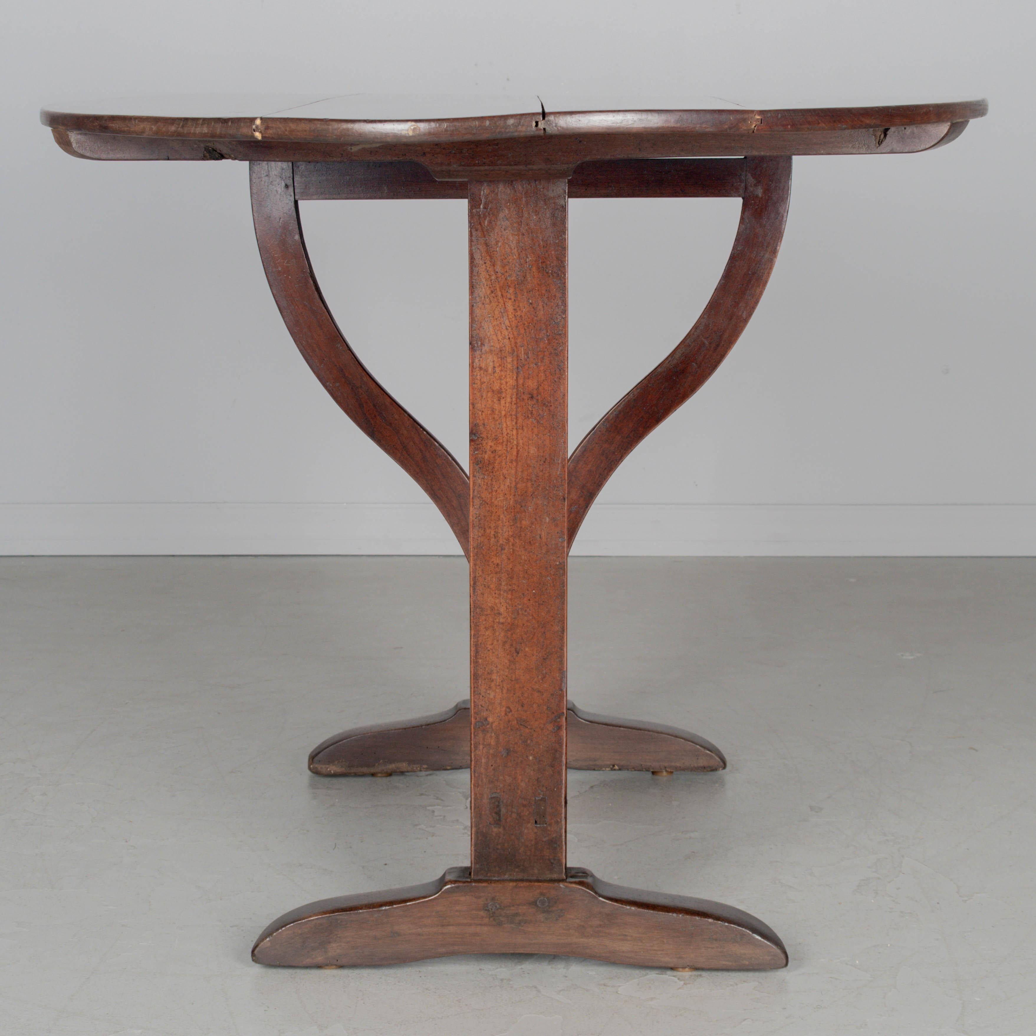 19th Century French Tilt-Top Wine Tasting Table 1