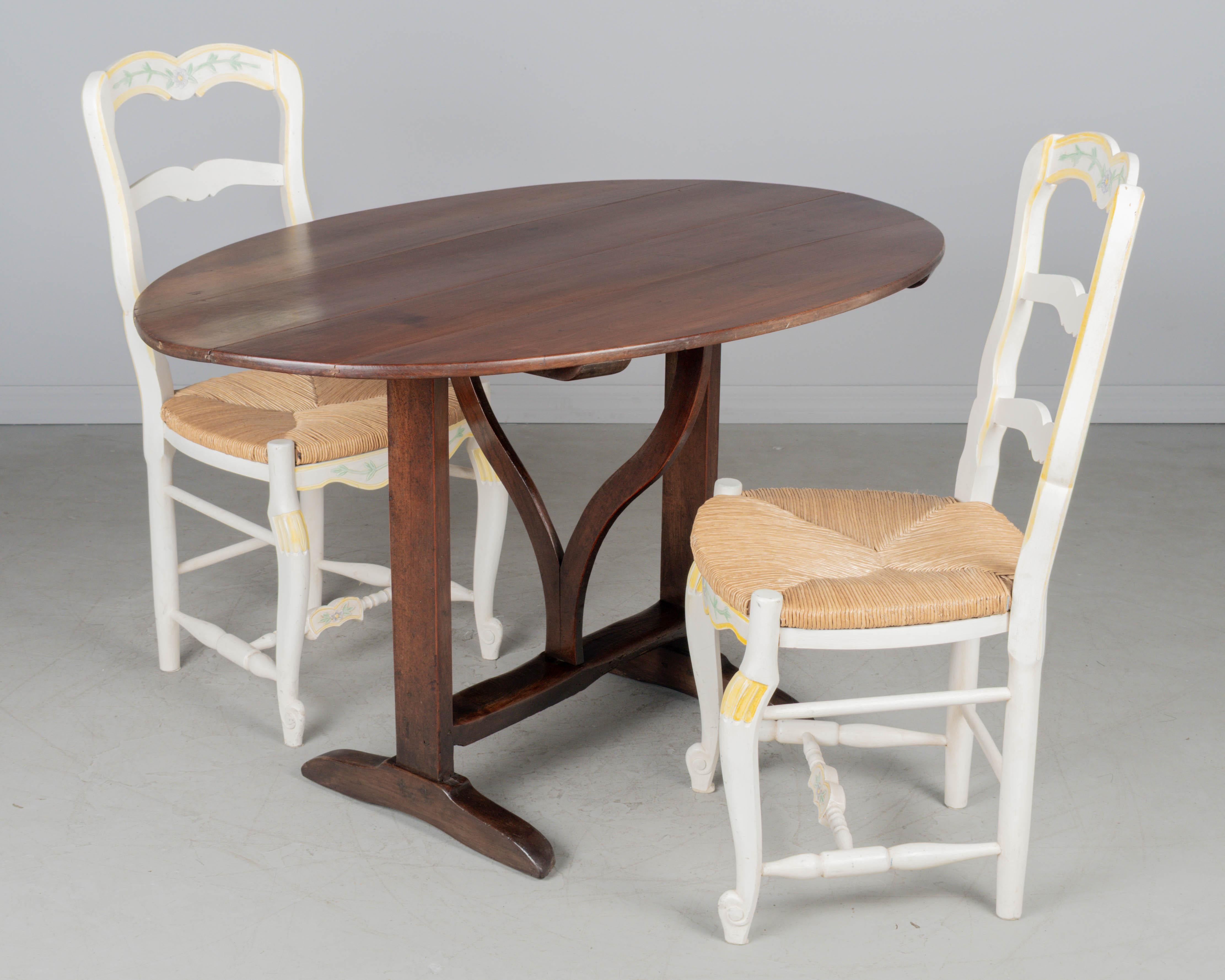 19th Century French Tilt-Top Wine Tasting Table 3