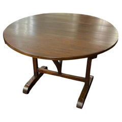 19th Century French Tilt Top Wine Tasting Table