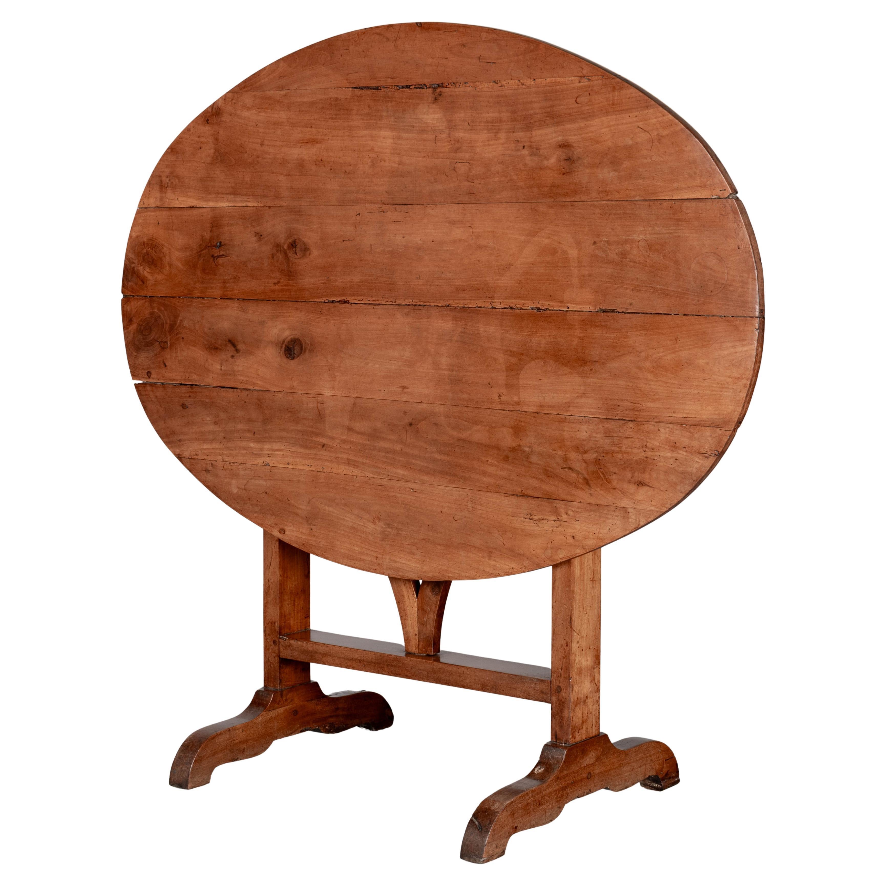 19th Century French Tilt-Top Wine Tasting Table