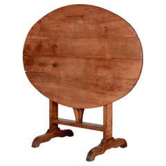 19th Century French Tilt-Top Wine Tasting Table