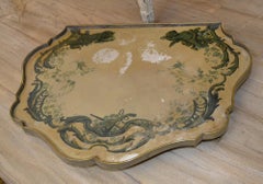 19th Century French Tole and Bronze Plateau