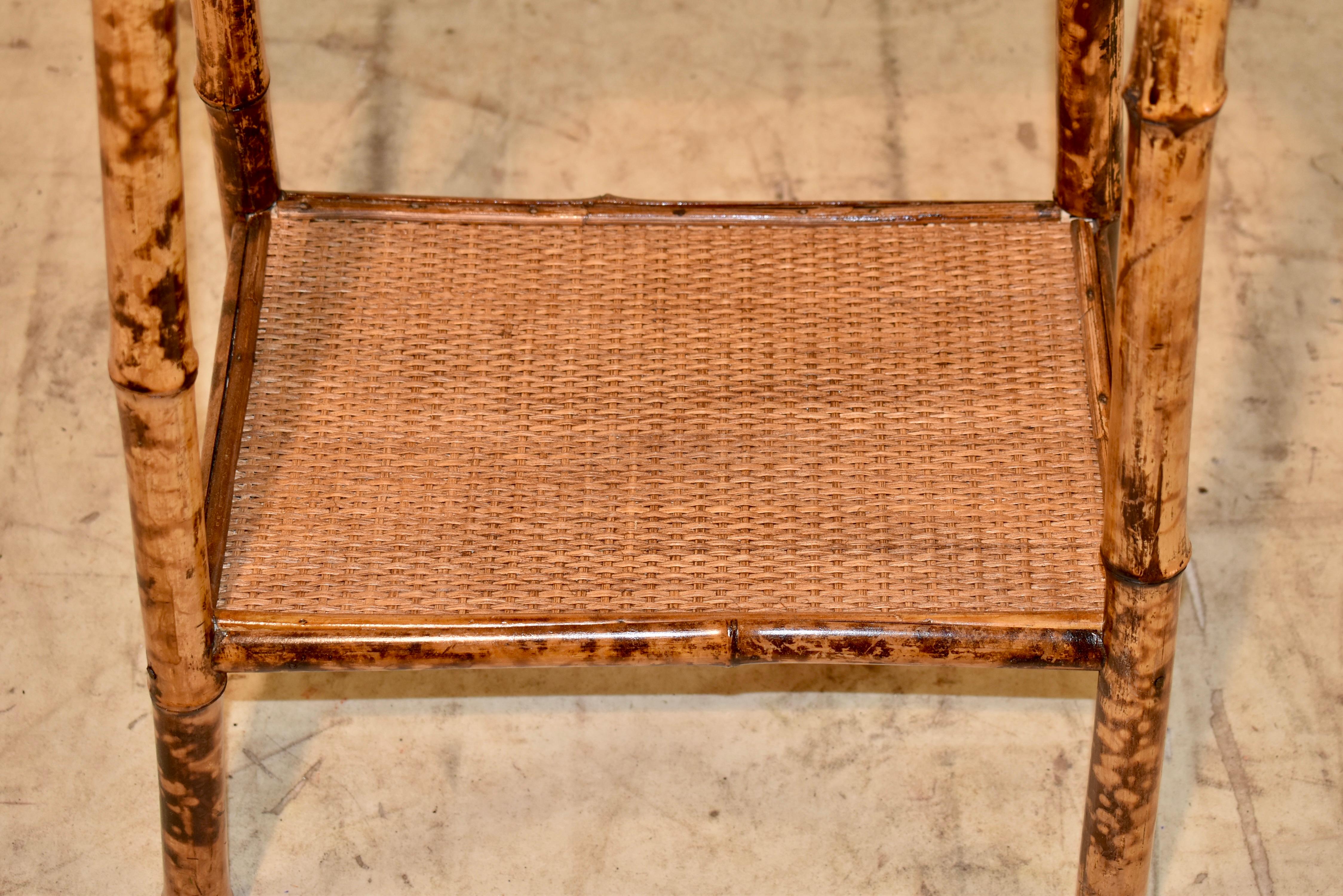 19th Century French Tortoise Bamboo Side Table 2