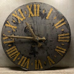19th century French tower clock face
