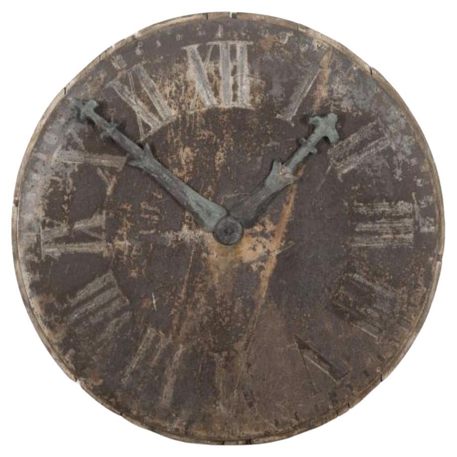 19th Century French Tower Clock Face