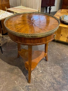 19th Century French Transitional Walnut Side Table