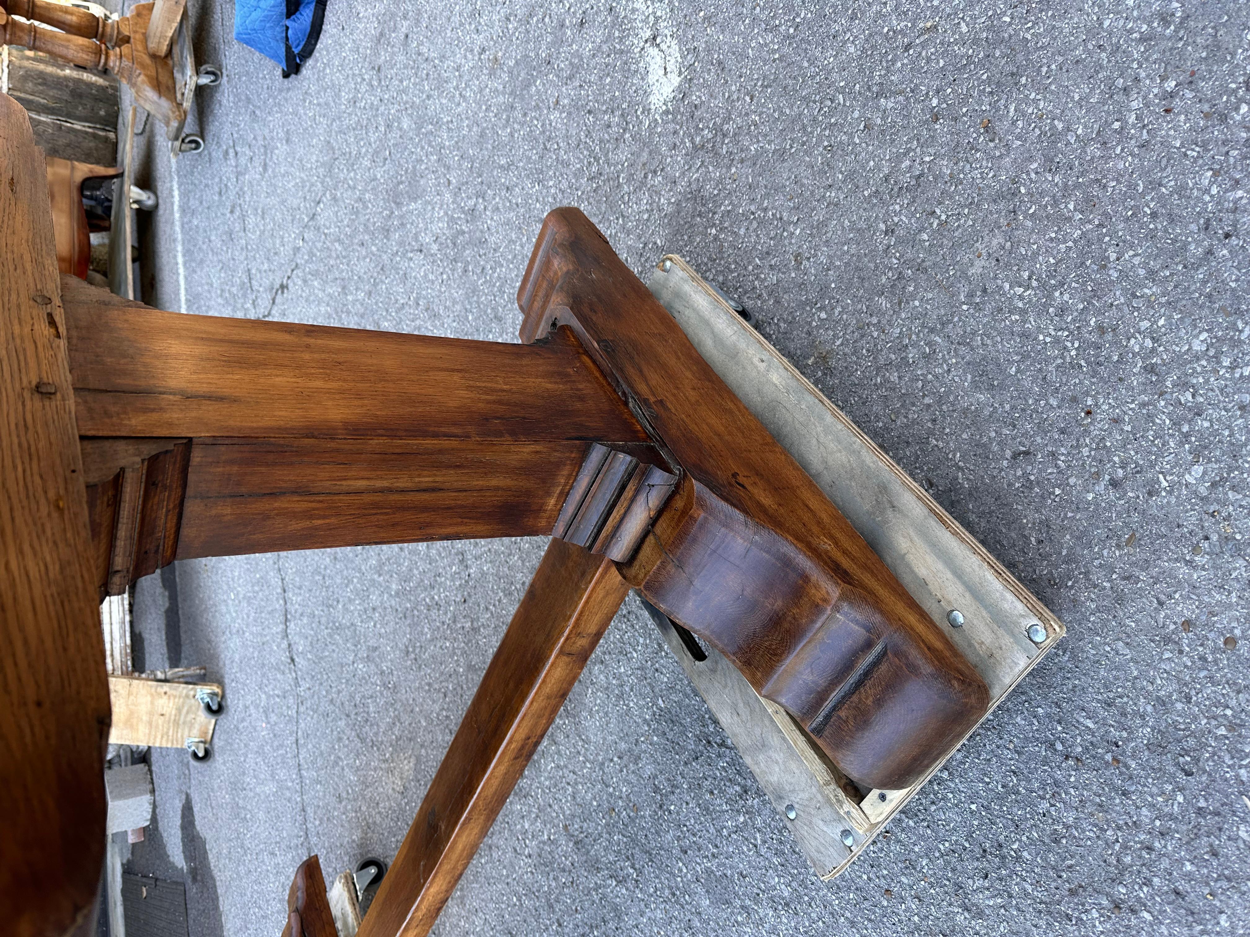 19th Century French Trestle Table In Good Condition In Nashville, TN