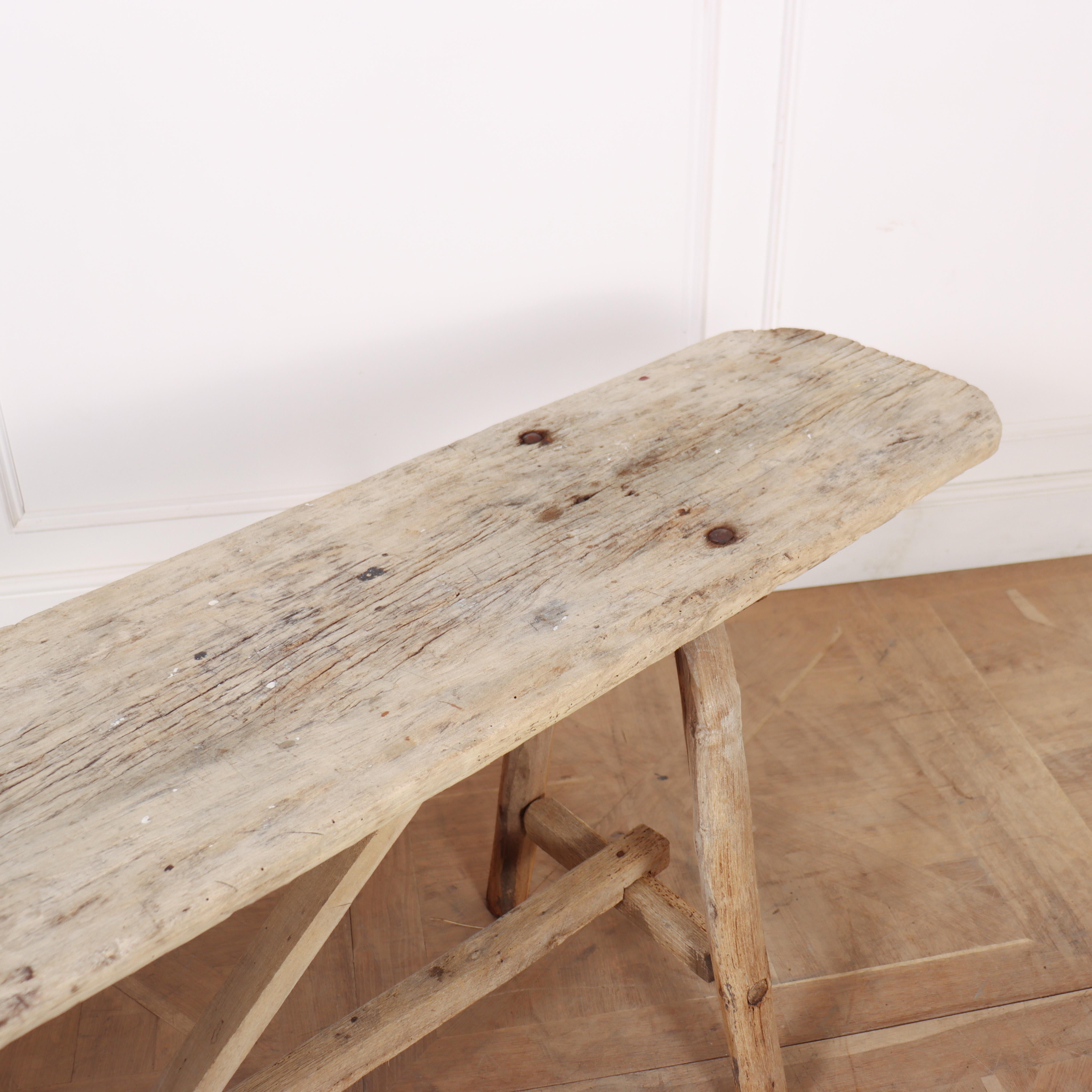 19th Century French Trestle Table In Good Condition In Leamington Spa, Warwickshire