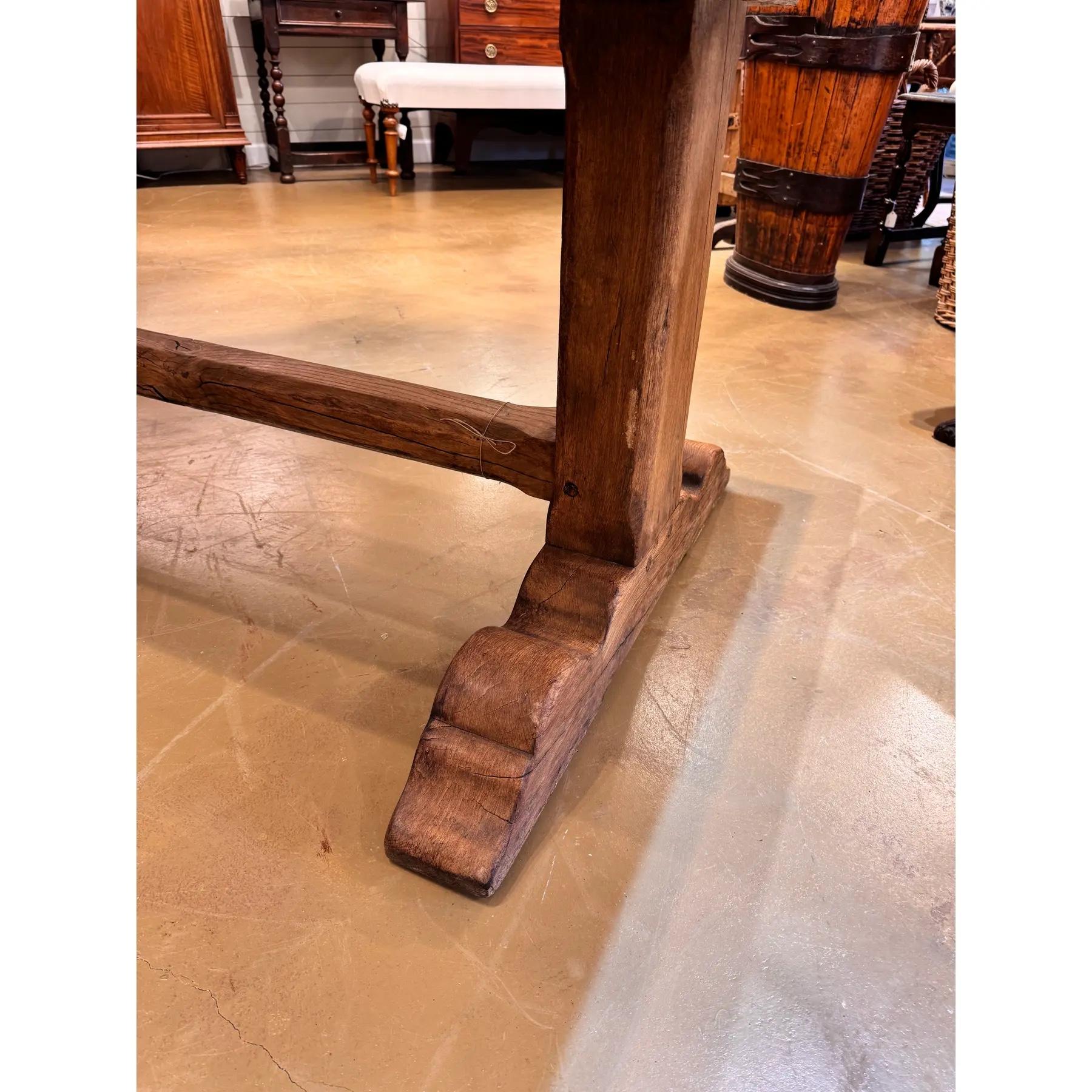 Early 19th Century 19th Century French Trestle Table For Sale