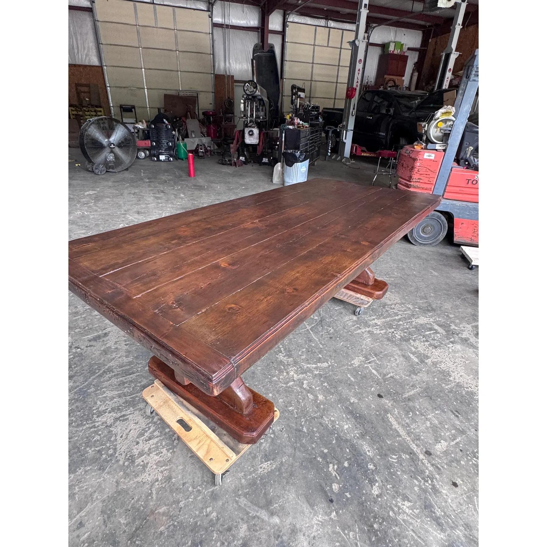 19th Century French Trestle Table For Sale 1