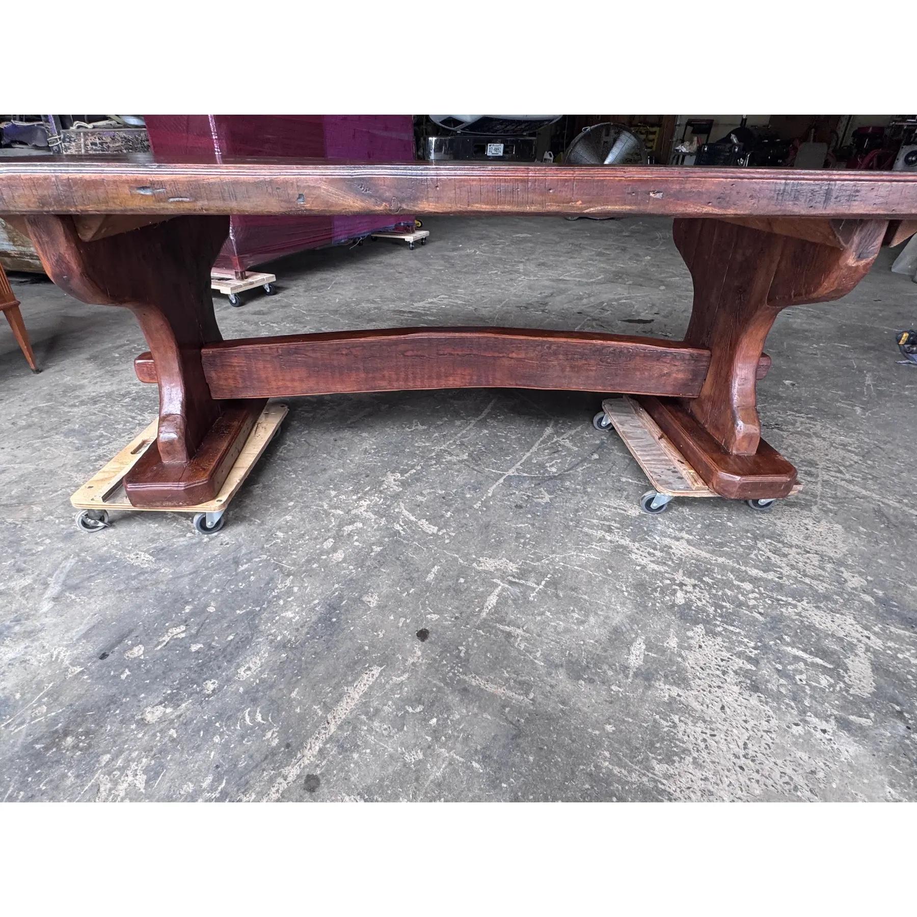 19th Century French Trestle Table For Sale 2