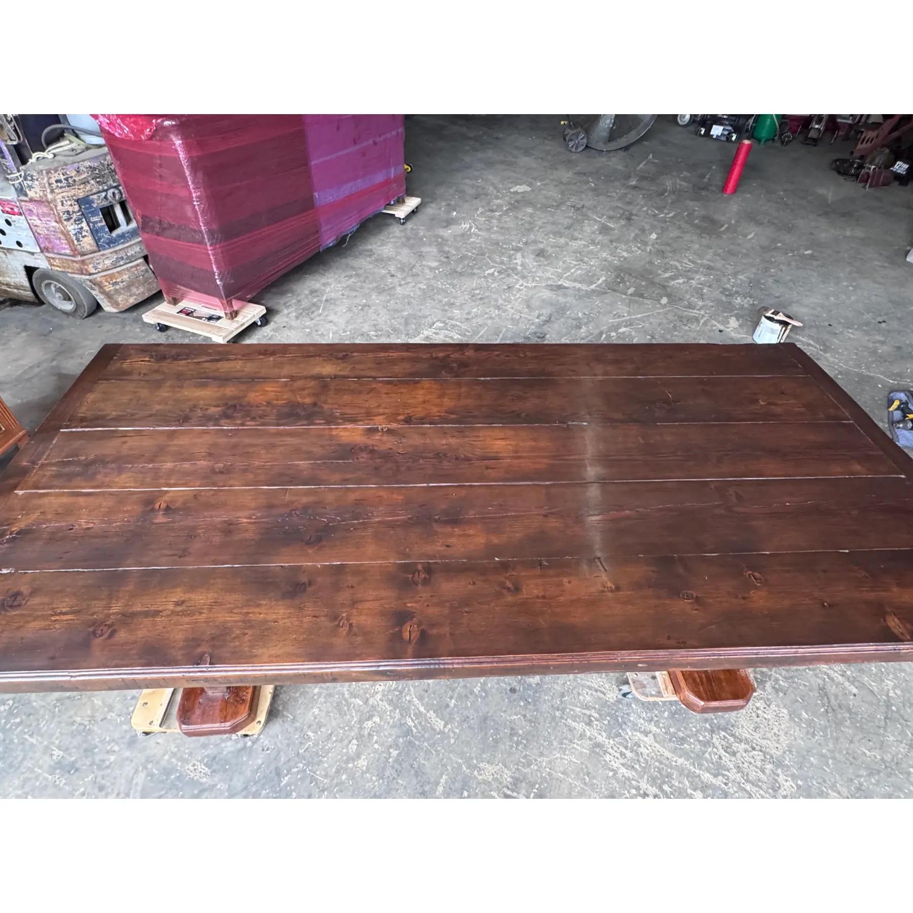 19th Century French Trestle Table For Sale 3