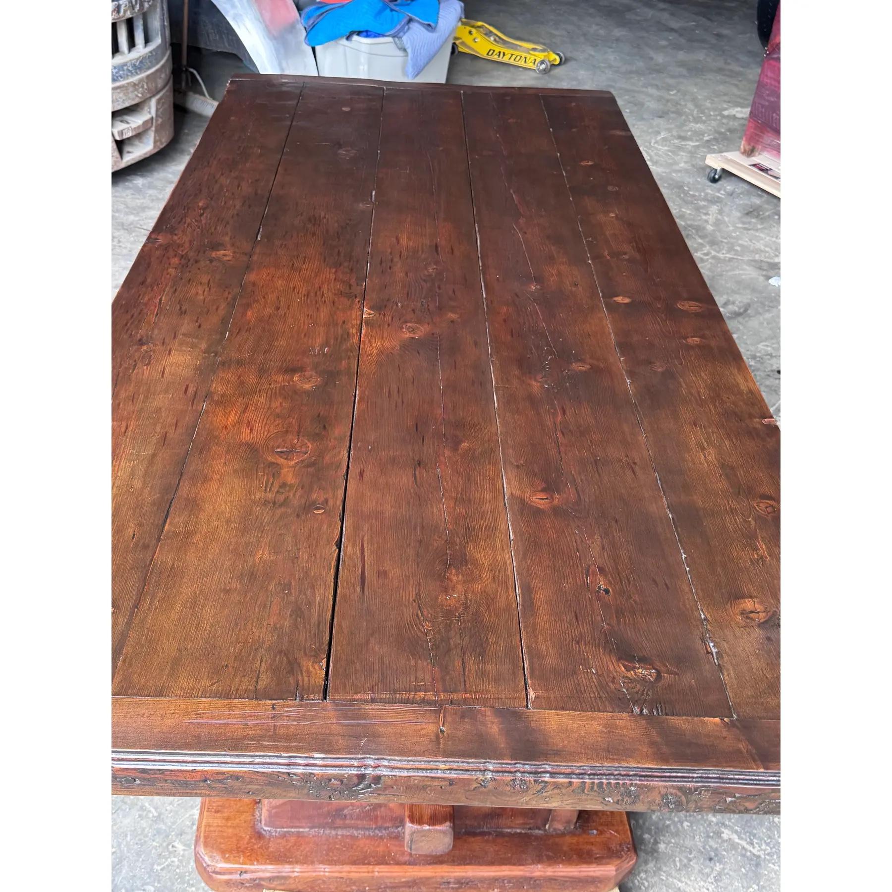 19th Century French Trestle Table For Sale 4