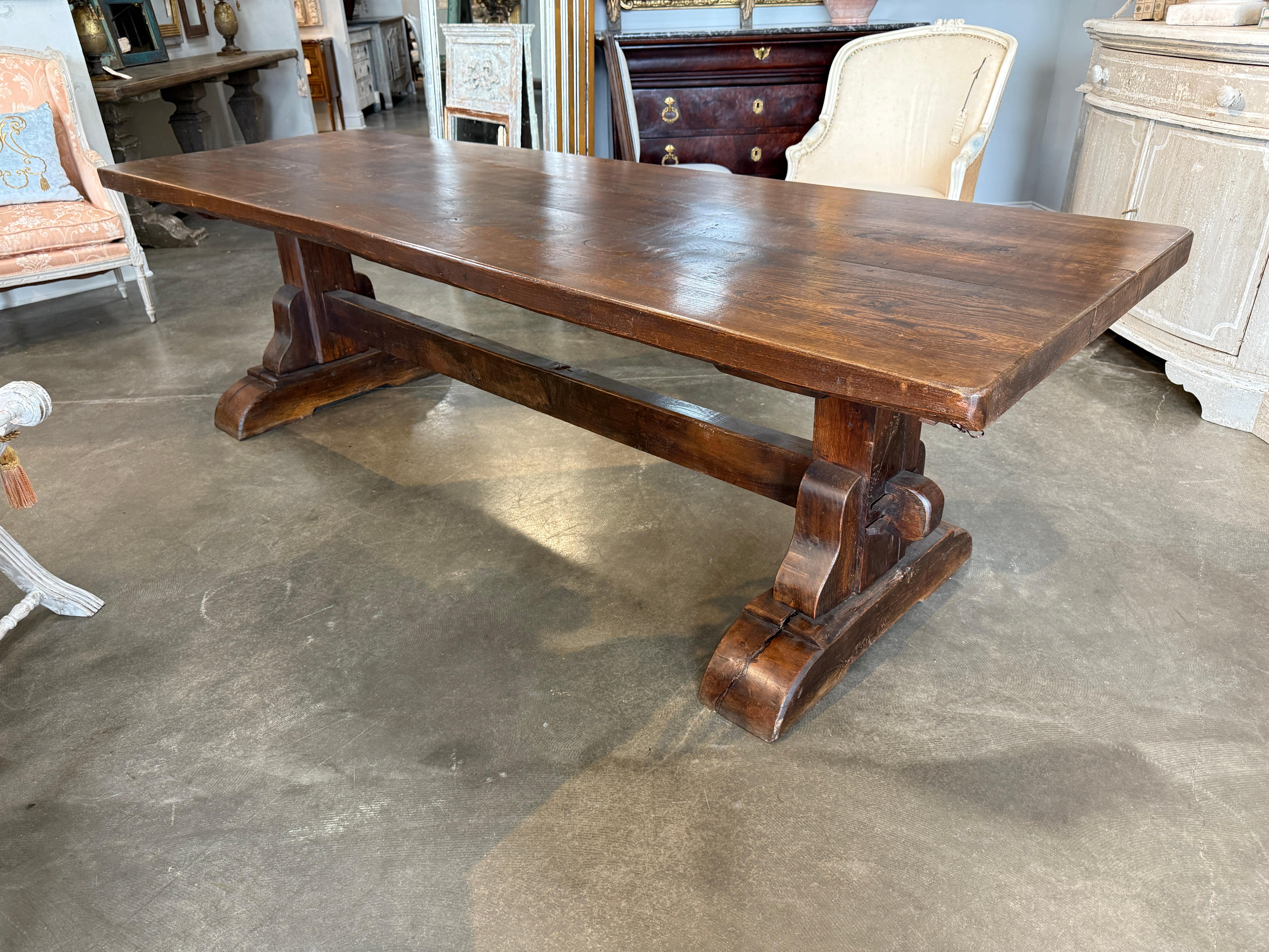 Mesa caballete francesa del siglo XIX en roble Francés en venta