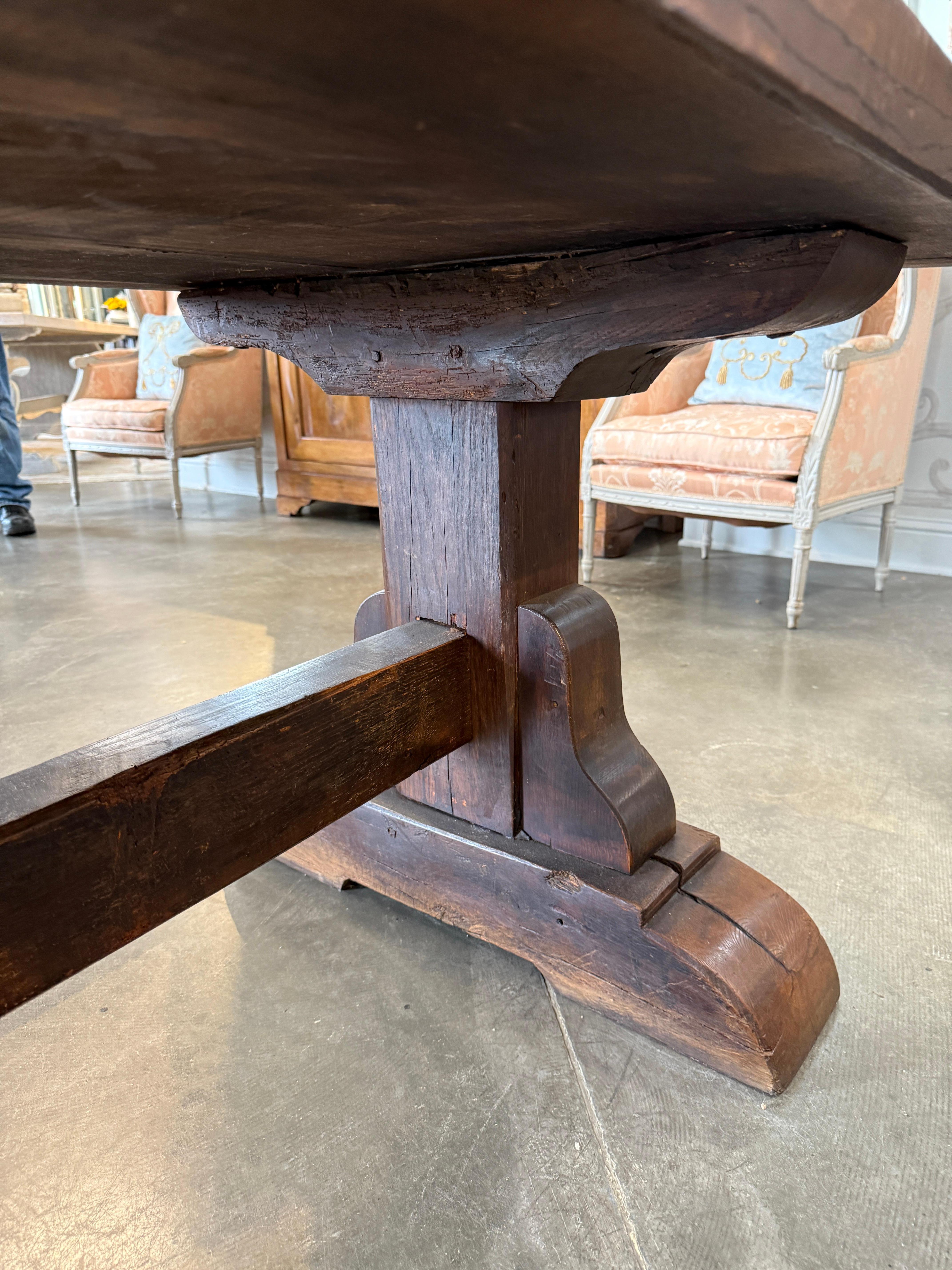 Mesa caballete francesa del siglo XIX en roble en venta 2