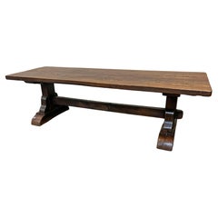 Tavolo a cavalletto francese del XIX secolo in Oak