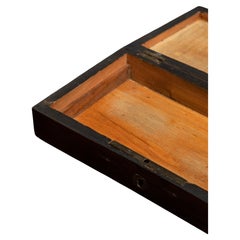19th Century French Trinket Box, Striped Rosewood, Antique Elegance
