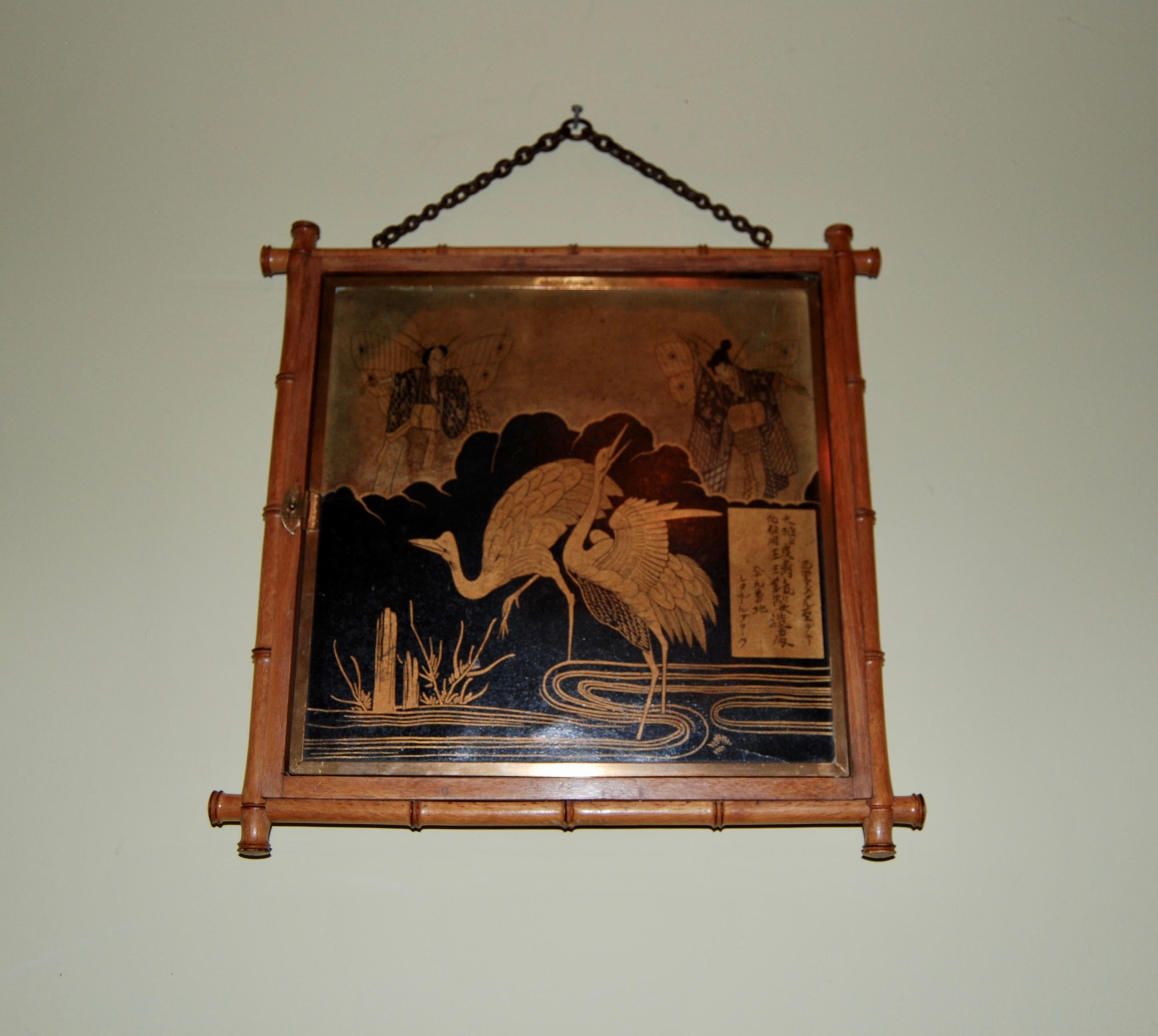 Hand-Crafted 19th Century French Triptych Mirror