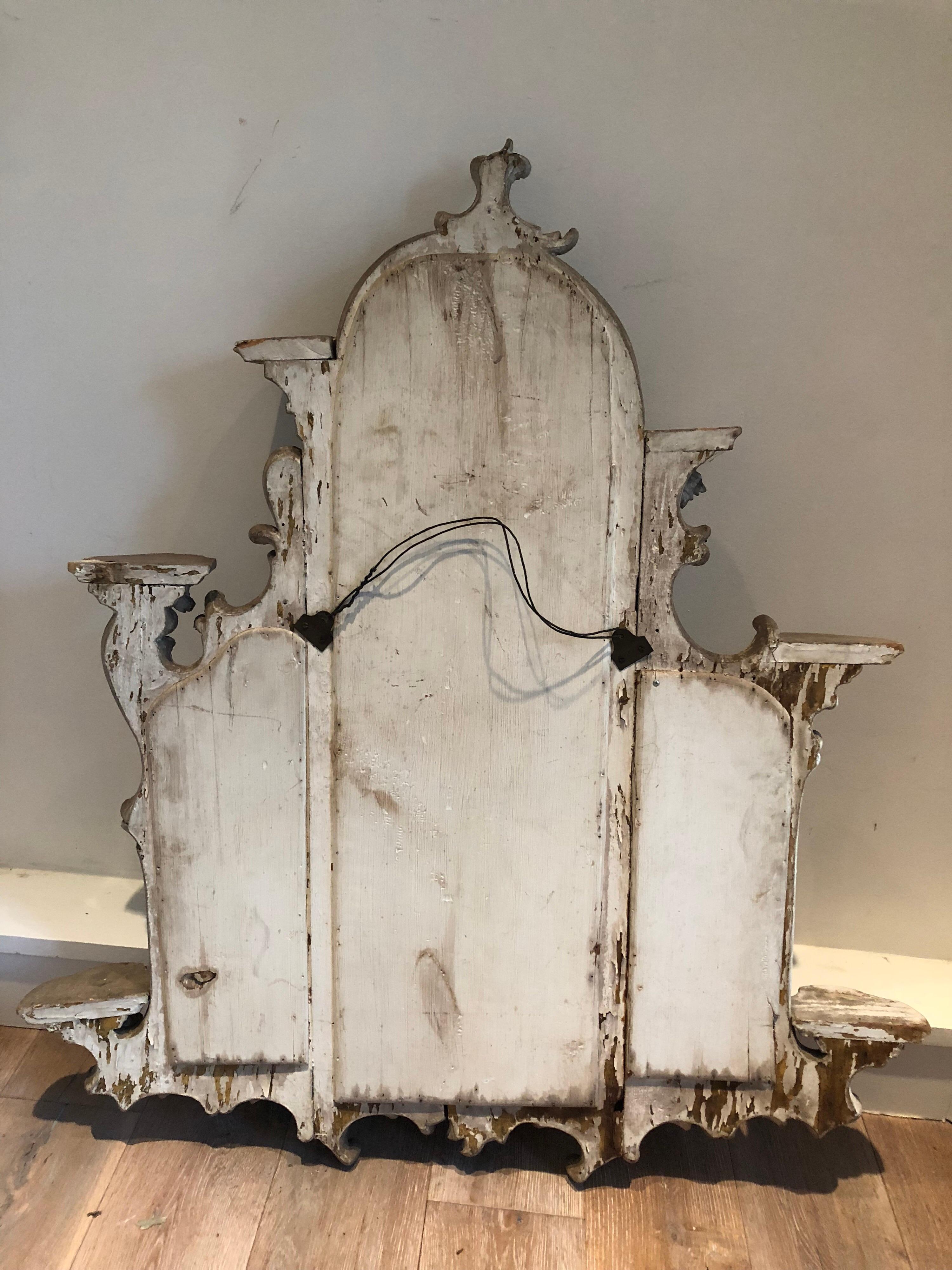 18th Century French Triptych Mirror For Sale 2