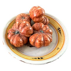 Assiette décorative française en trompe l'oeil du 19e siècle, style Palissy