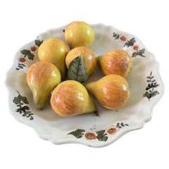 Assiette française en trompe l'oeil du 19e siècle, style Palissy