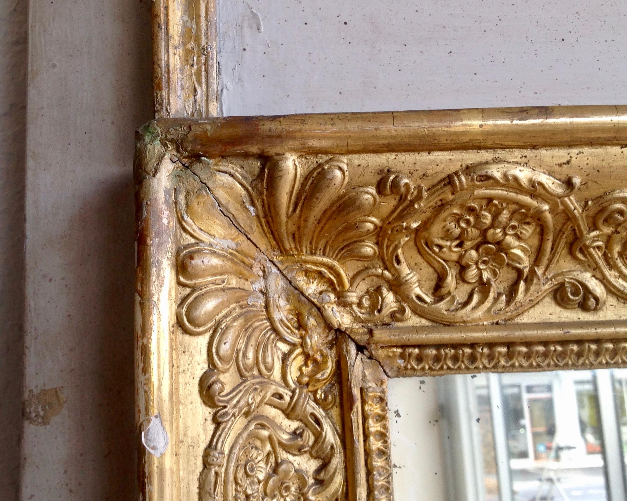 19th Century French Trumeau Mirror 7