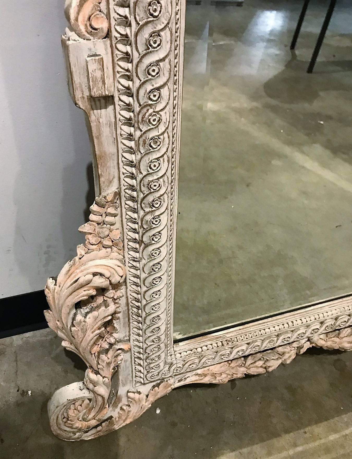 Late 19th Century 19th Century French Trumeau Mirror