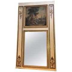 19th Century French Trumeau Mirror