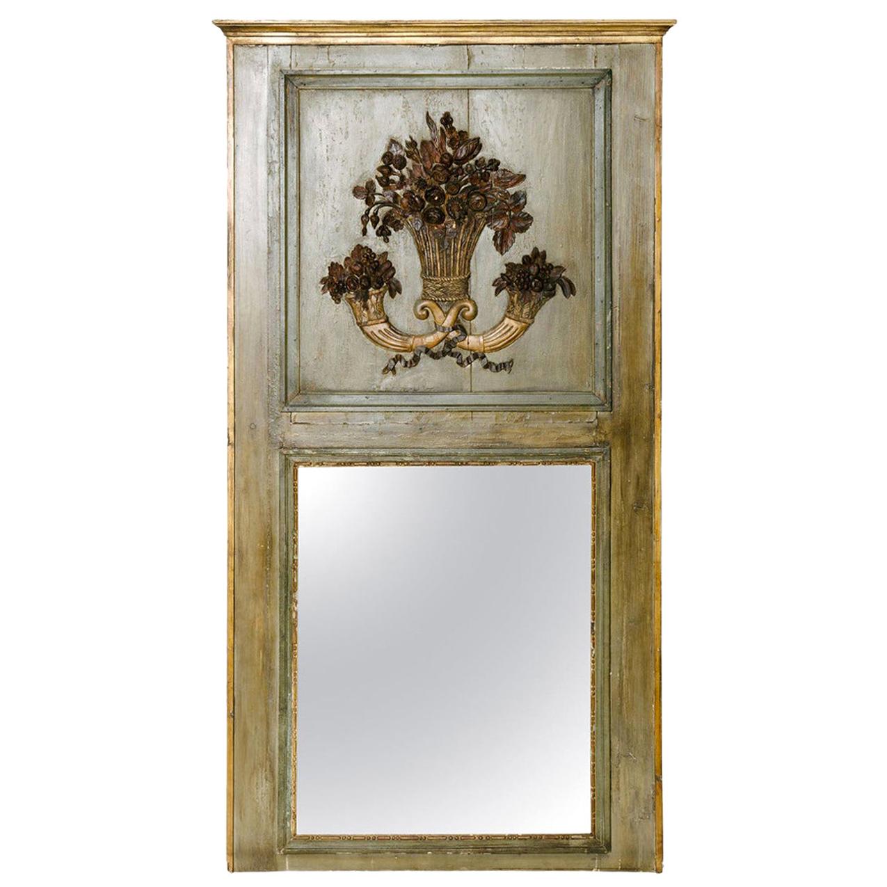 19th Century French Trumeau Mirror