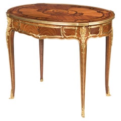 19th Century French Tulipwood Table in the Louis XVI Style