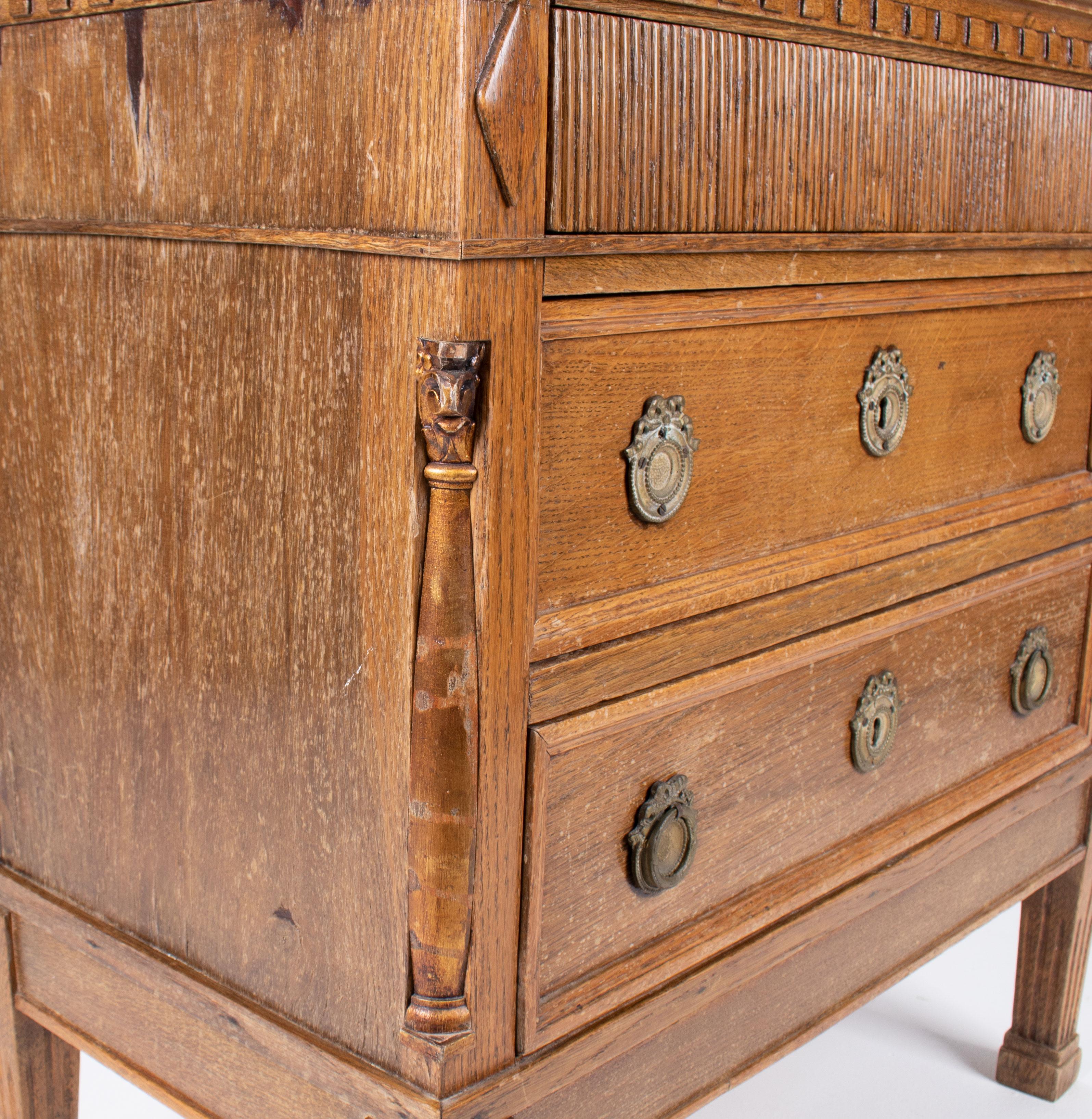 19th Century French Two-Drawer Chest 3