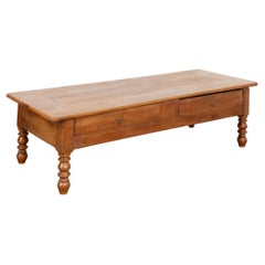 19th Century French Two Drawer Coffee Table