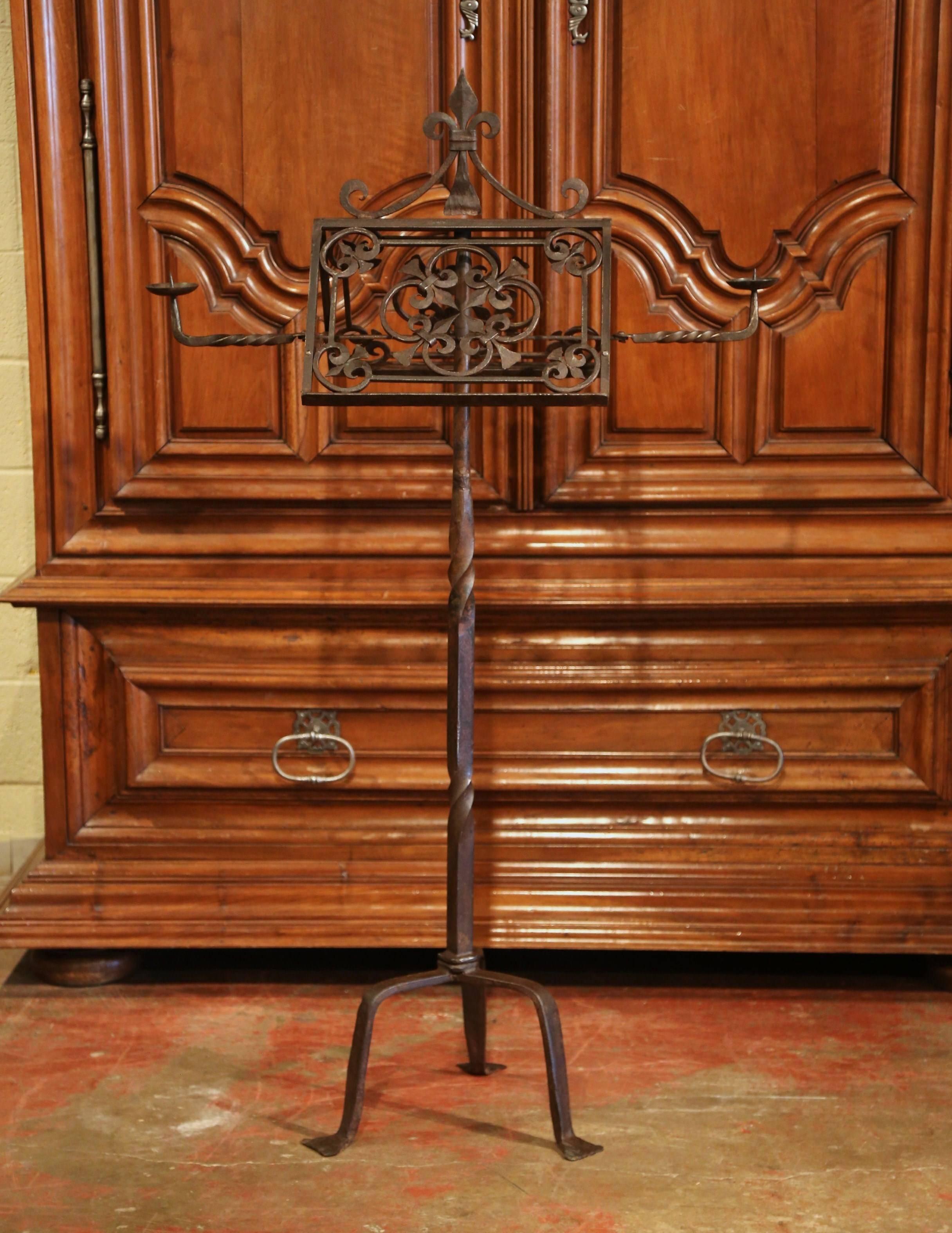 wrought iron music stand