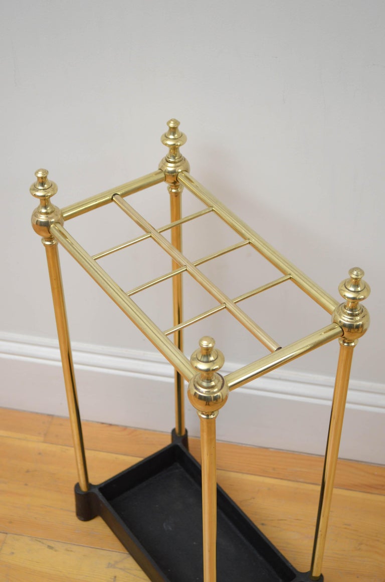 19th Century, French, Umbrella Stand in Brass For Sale at 1stDibs