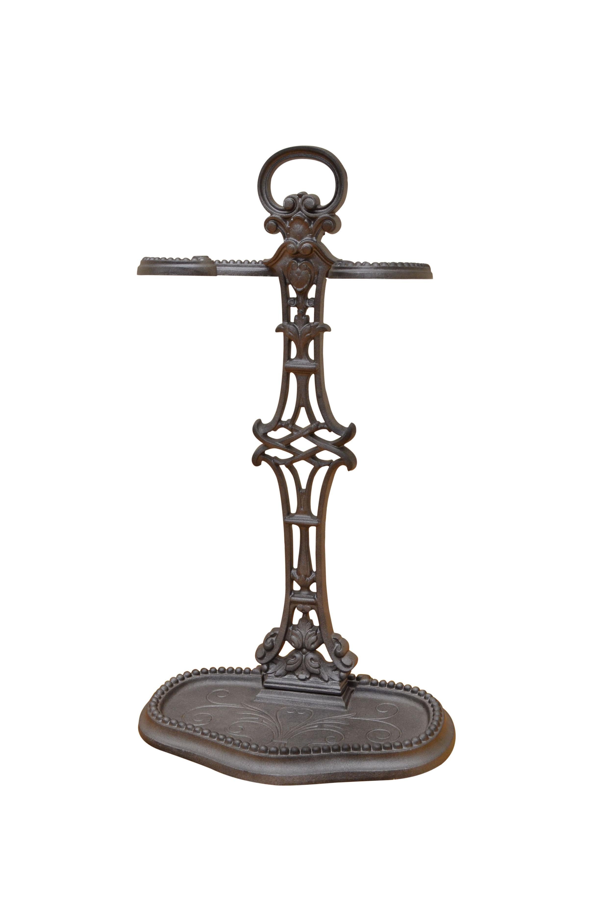 Victorian 19th Century French Umbrella Stand or Fire Companion Stand For Sale