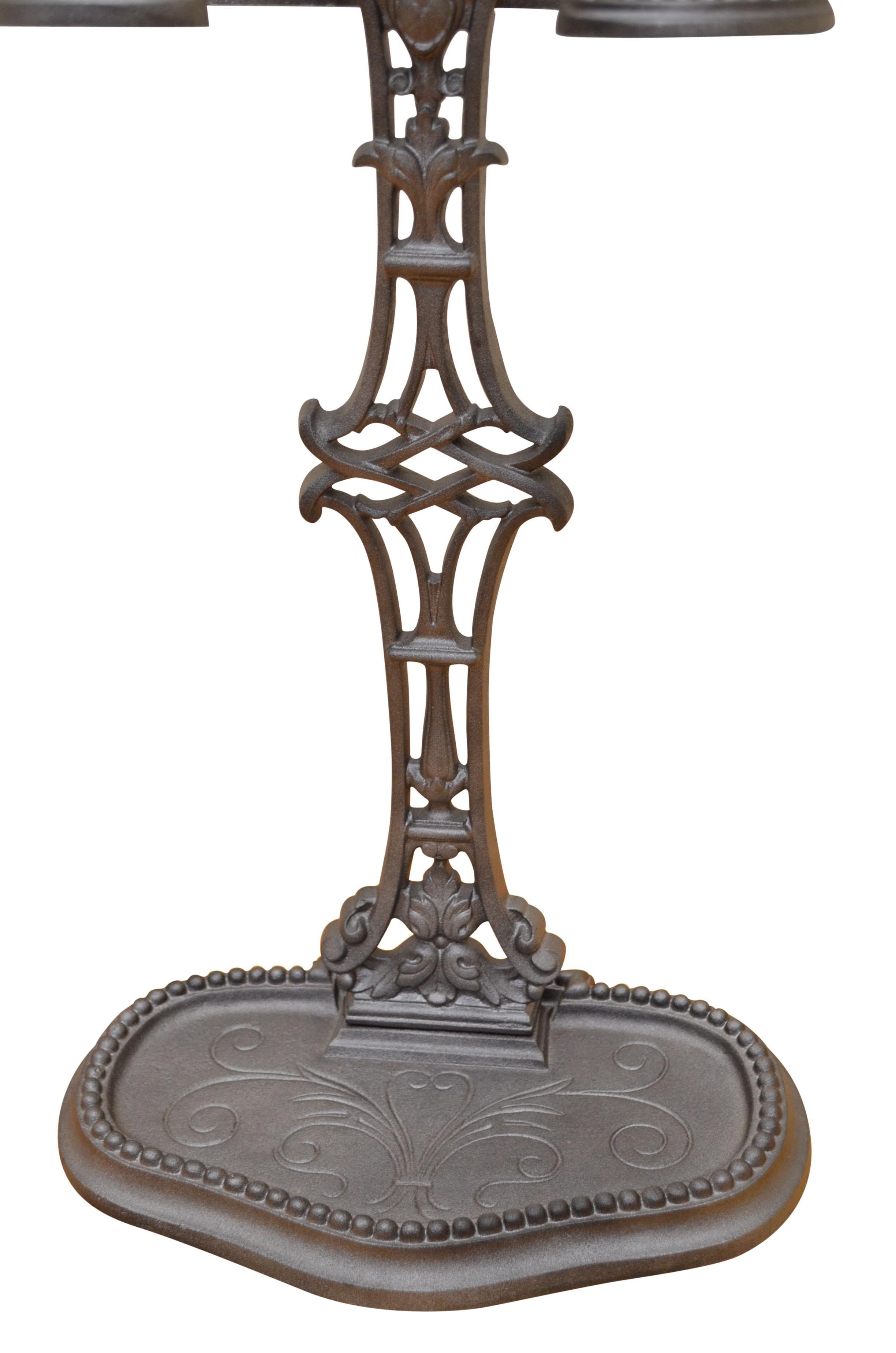 19th Century French Umbrella Stand or Fire Companion Stand In Good Condition For Sale In Whaley Bridge, GB
