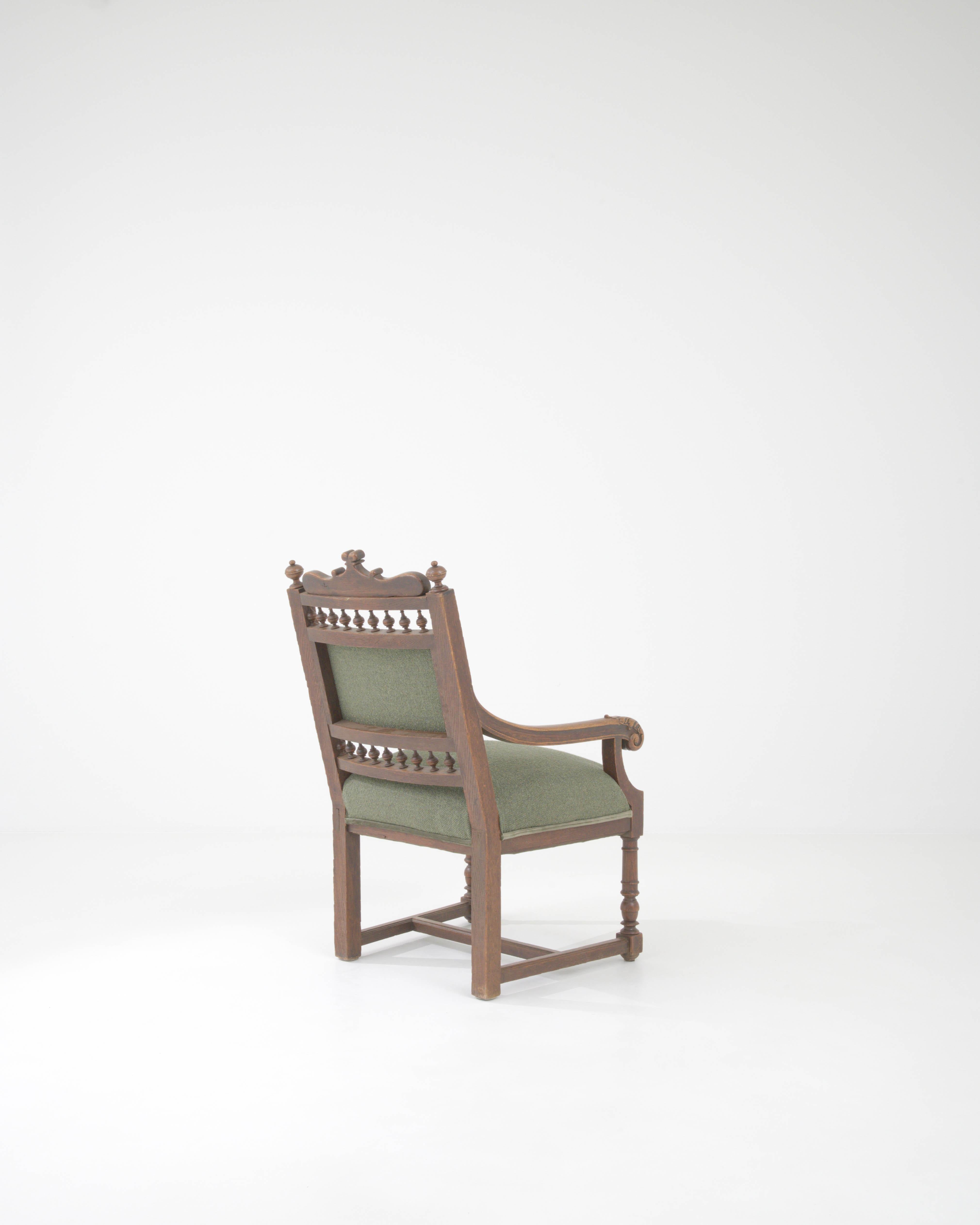 Französischer gepolsterter Sessel des 19. Jahrhunderts (Polster) im Angebot