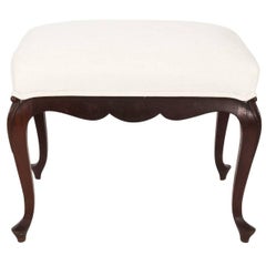 19th Century French Upholstered Bench