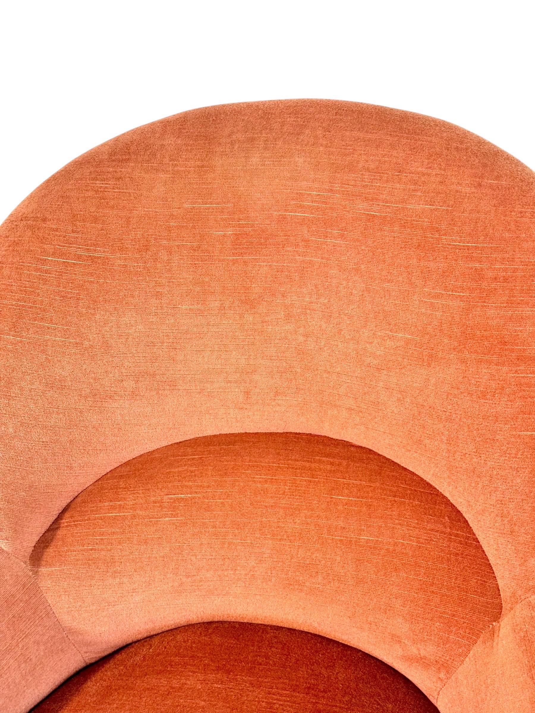 Sillón francés del siglo XIX de terciopelo con flecos de borlas en venta 4