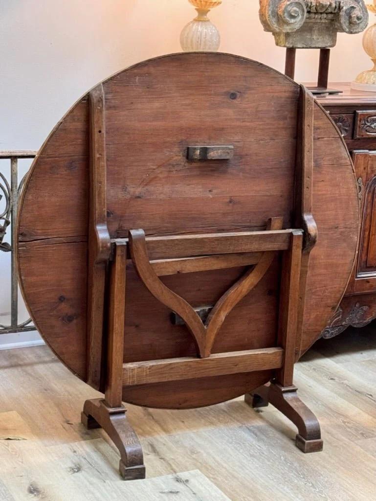 19th Century French Vendage Wine Tasting Table 1