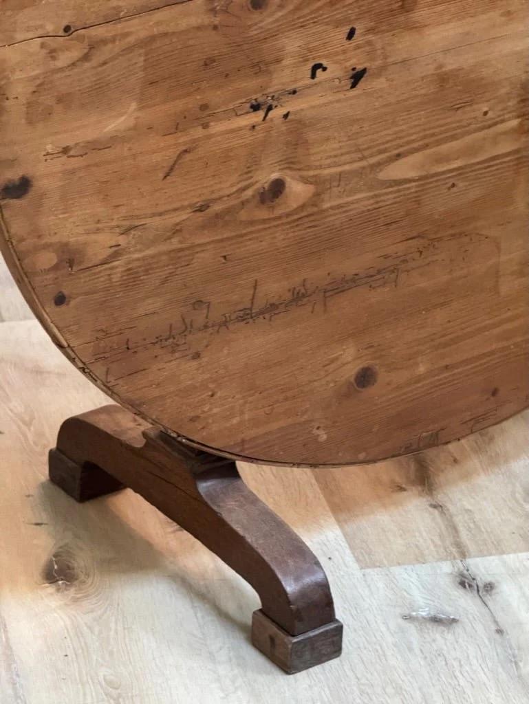 19th Century French Vendage Wine Tasting Table 2