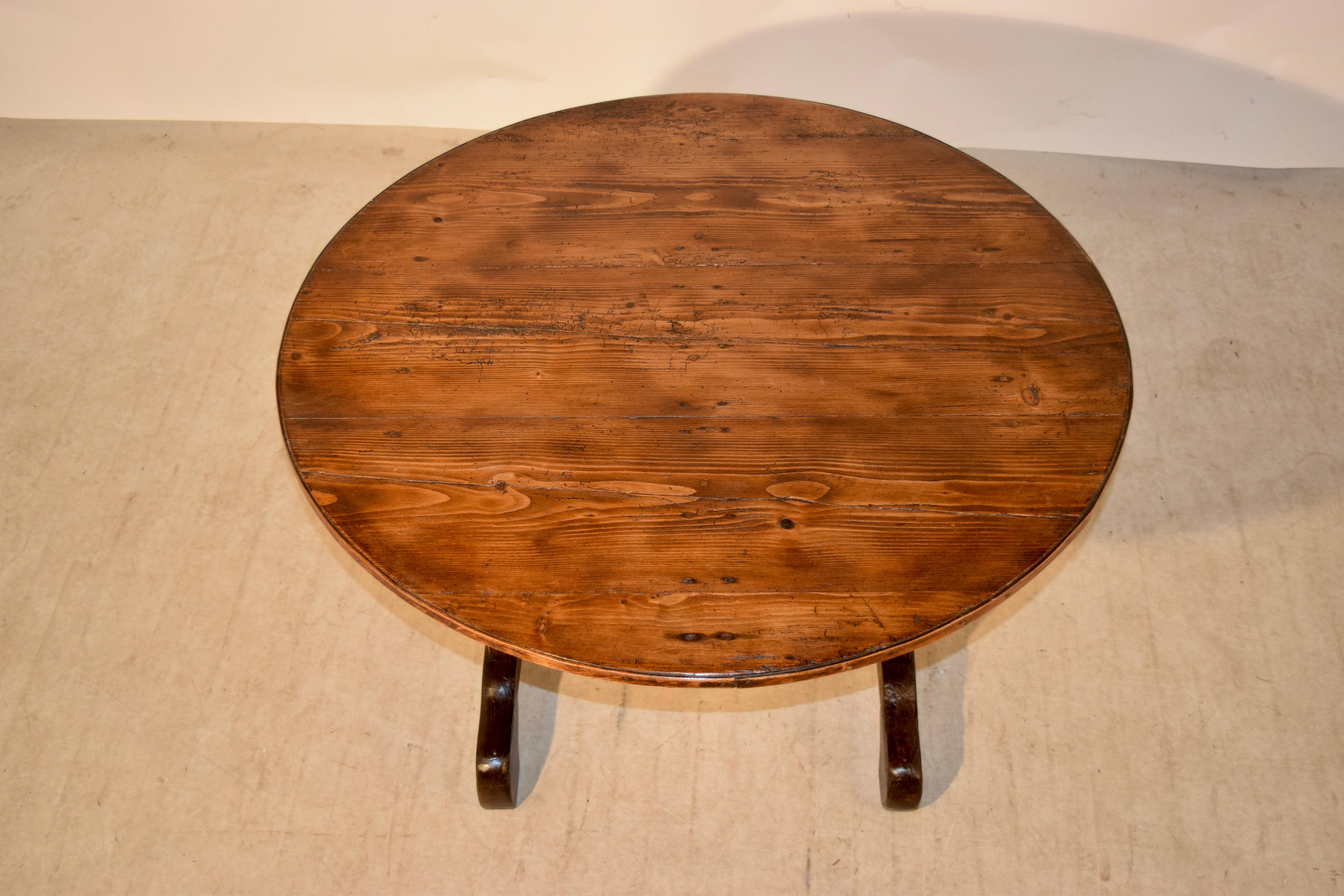 Country 19th Century French Vendange Table