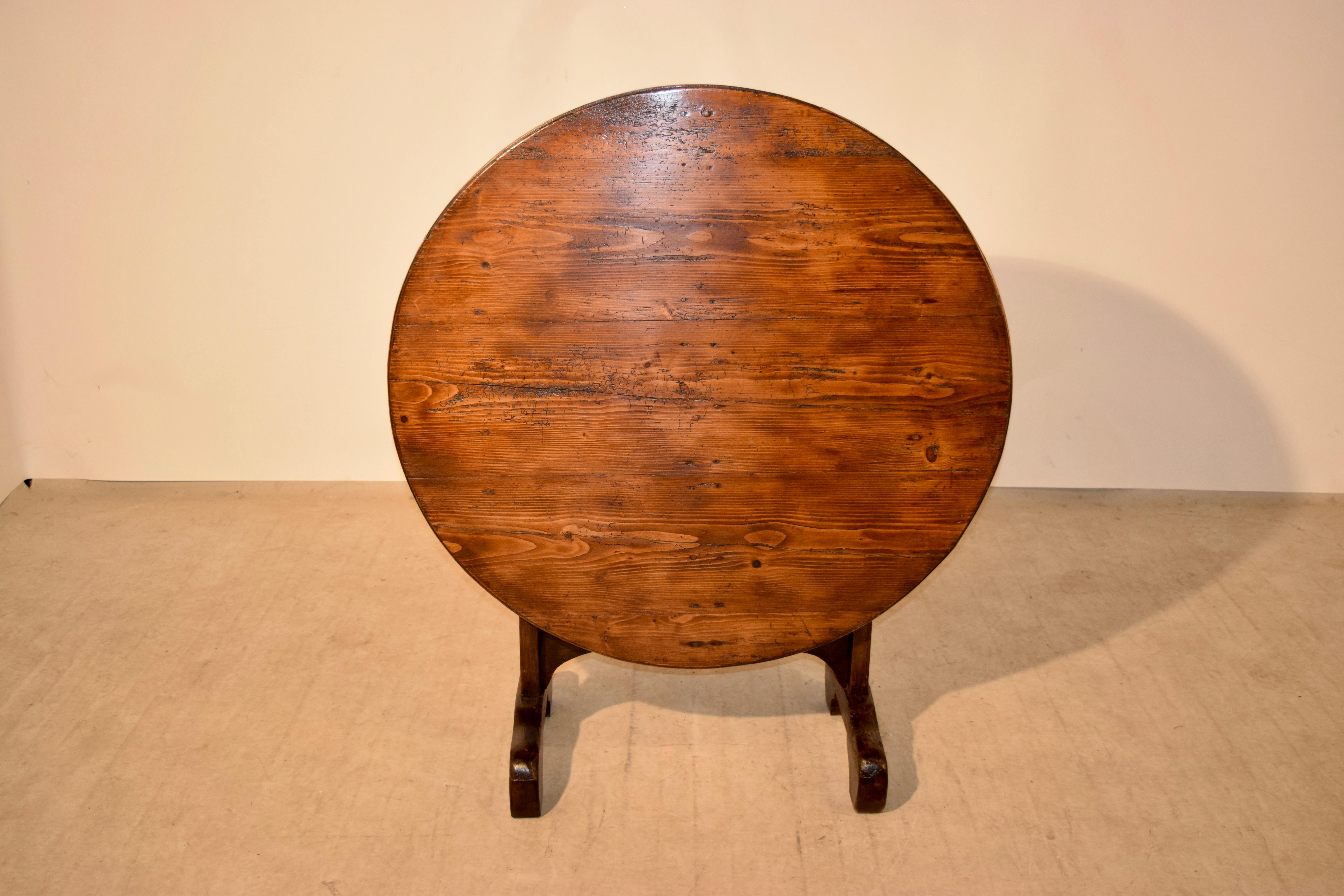 Oak 19th Century French Vendange Table