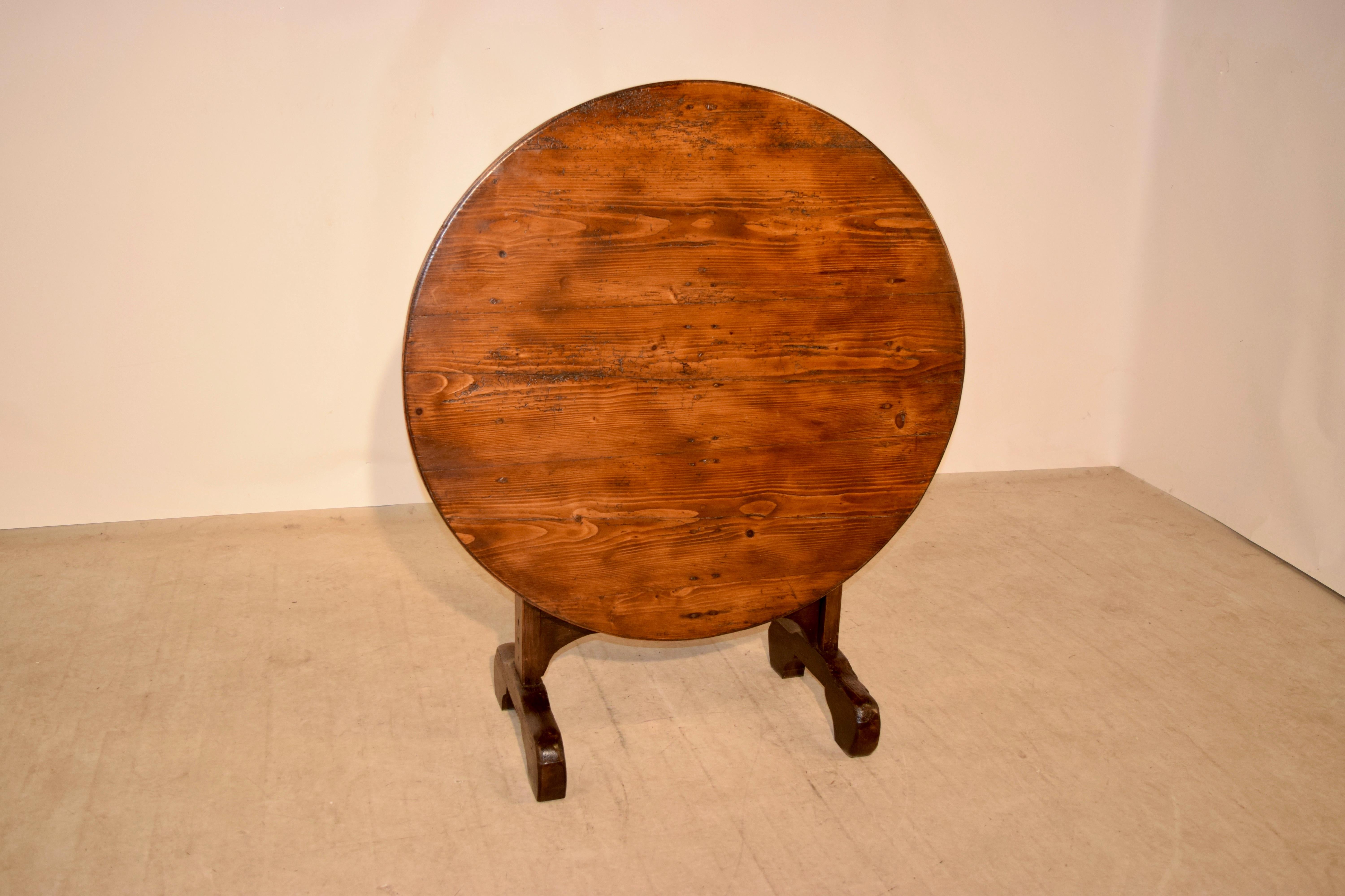 19th Century French Vendange Table 1