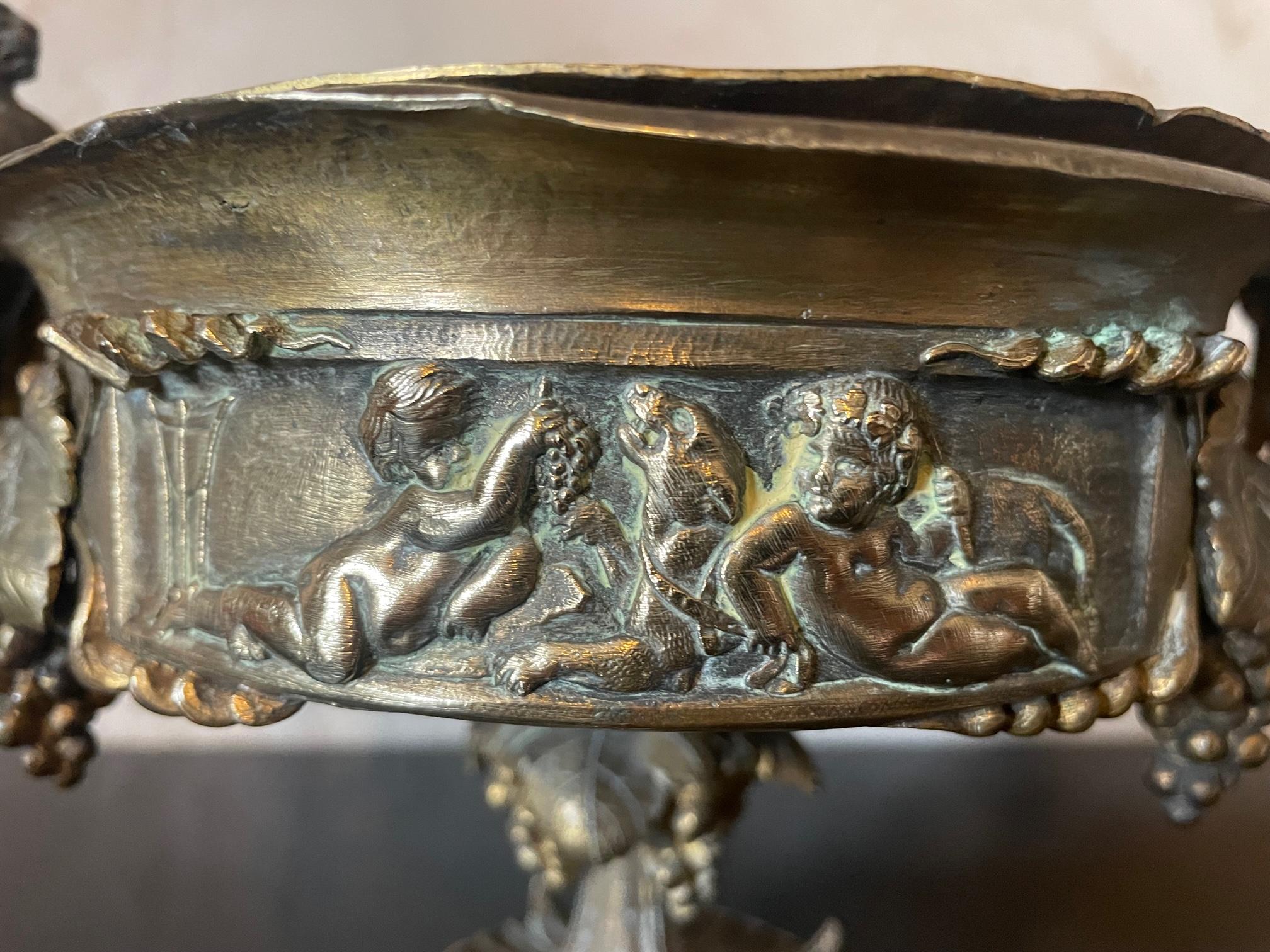 19th century French Victor Paillard Bronze Decorative Bowl 6