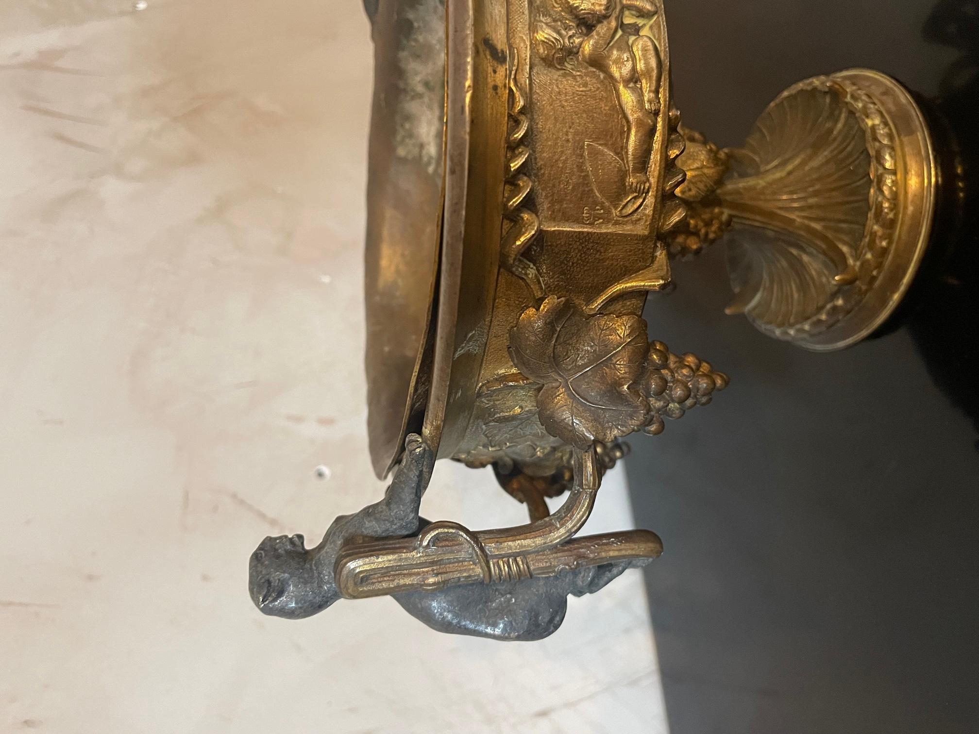 19th century French Victor Paillard Bronze Decorative Bowl 3