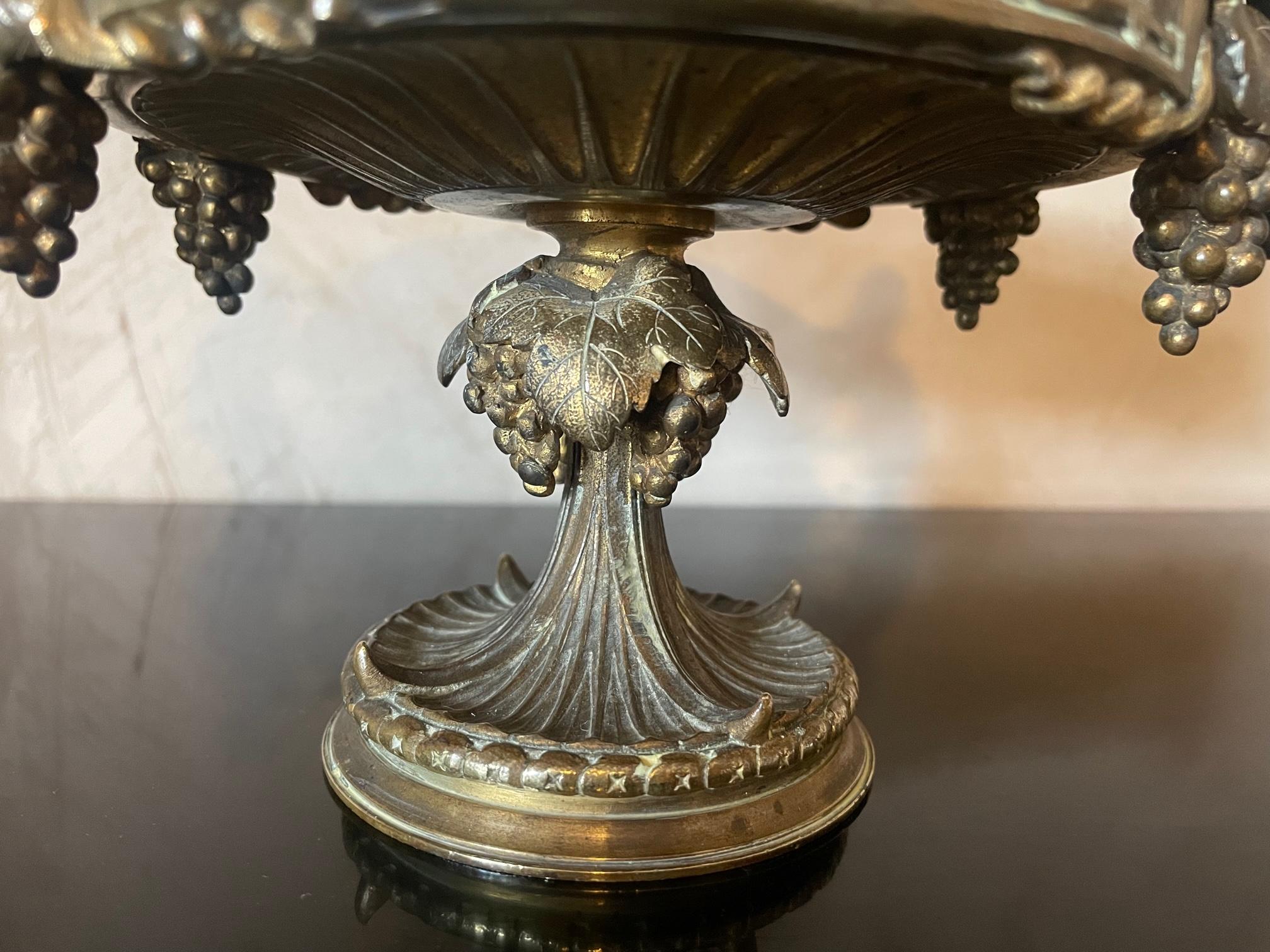 19th century French Victor Paillard Bronze Decorative Bowl 4