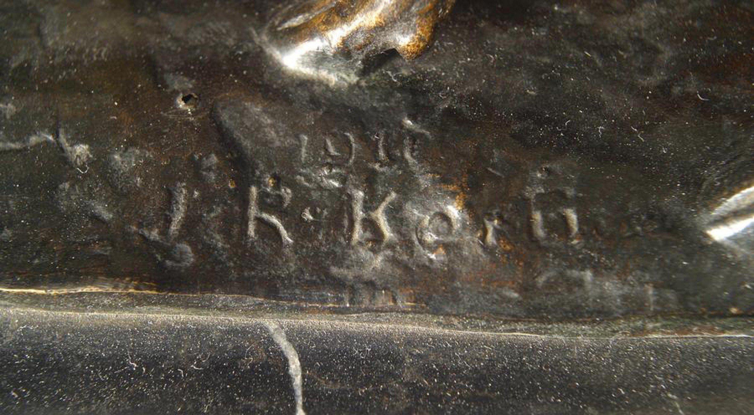 Francese Scultura di cervo in bronzo vittoriana francese del XIX secolo in vendita