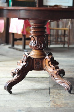 19th Century French "Violin" Gueridon